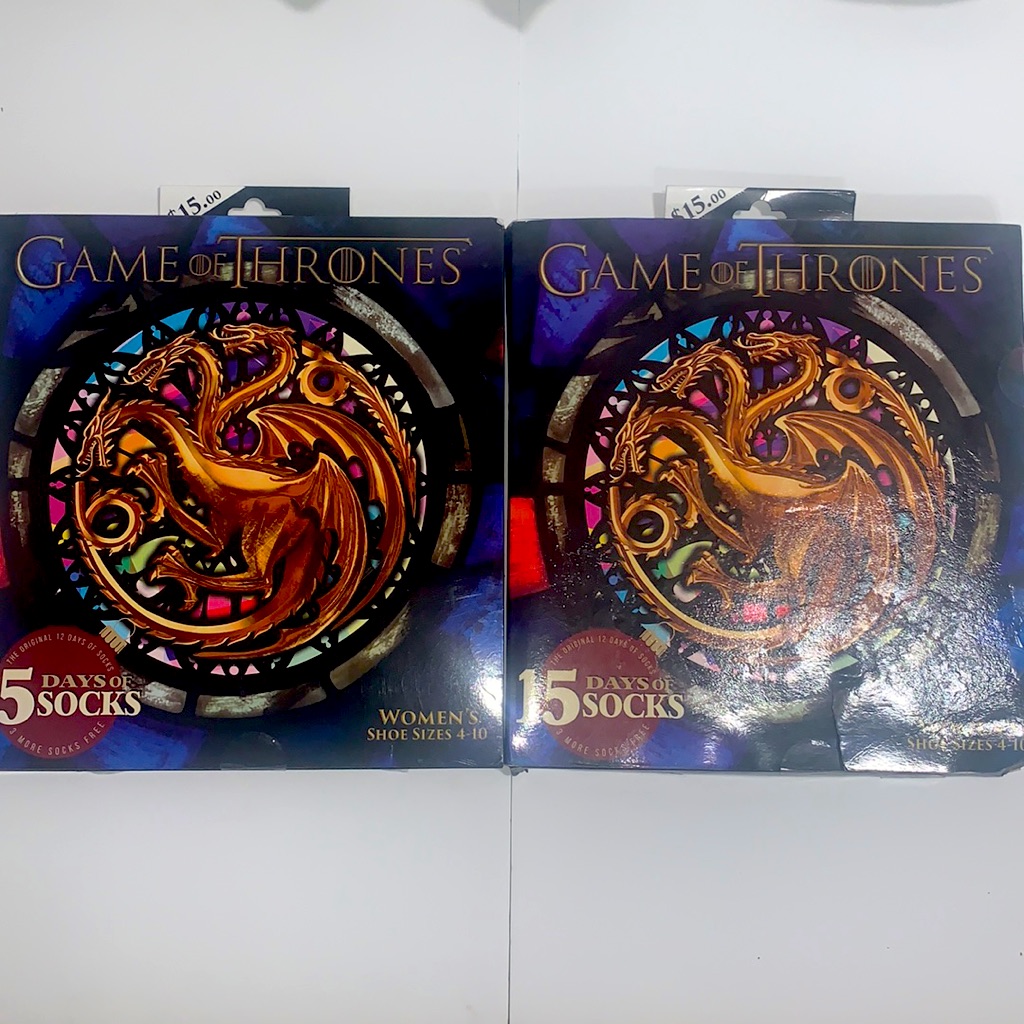 Game Of Thrones Winter Sock Advent Calendar Brand New
